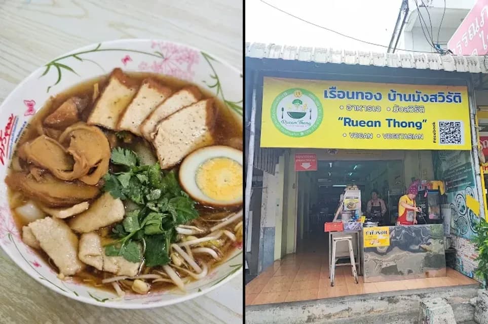 Ruean Thong Vegetarian Food, vegetarian buffet in Hua Hin